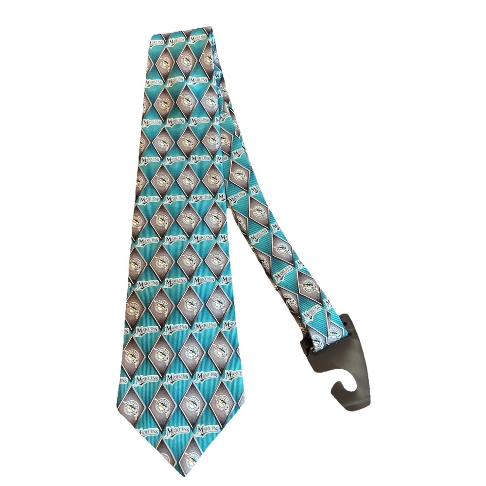 Men's Florida Miami Marlins MLB Eagle Neckwear‎ Neck Tie NEW Silk